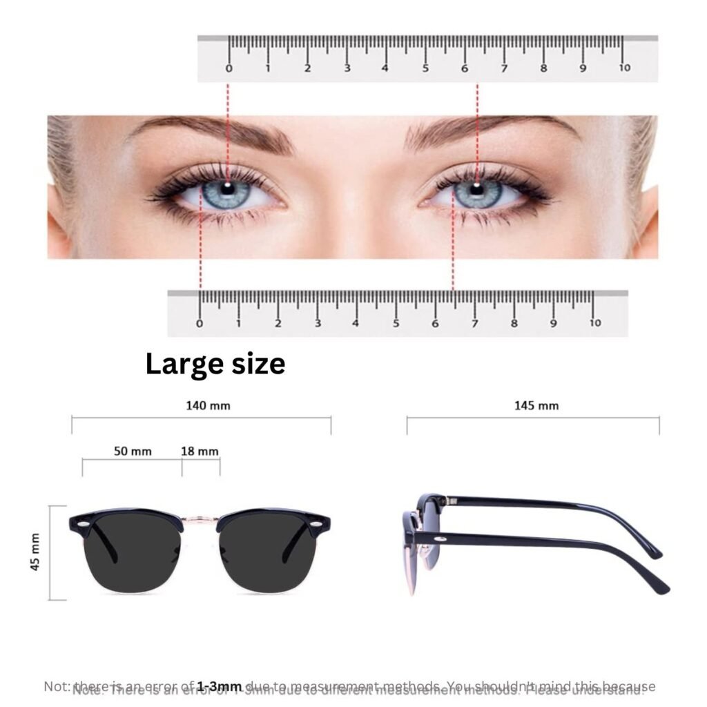 Sunglasses For Men UV Protection Clubmaster Sunglasses (58)  (For Men & Women, Black)