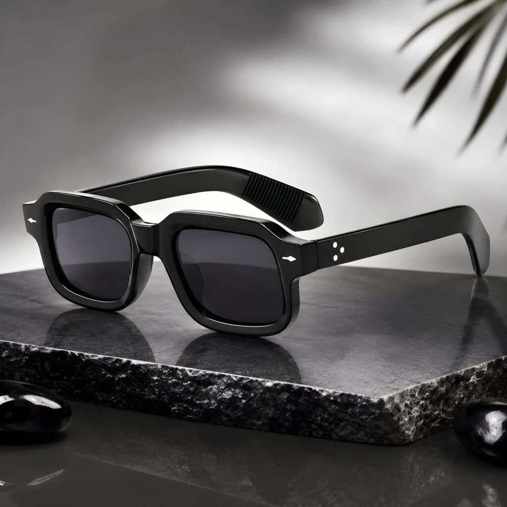 Rectangular Sunglasses for Men & Women | UV400 Protected Retro Square Eyewear