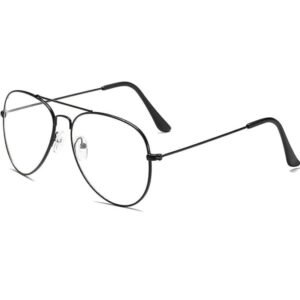 Liza Angel Blue Light Blocking Glasses with Anti-Reflective Lenses, Black Frames, Unisex
