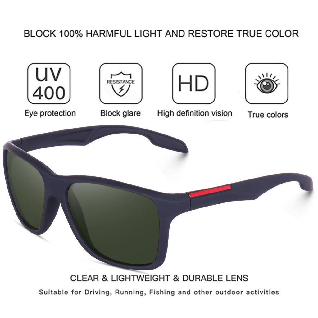 Liza Angel Retro Square Sunglasses for Men & Women | UV Protection