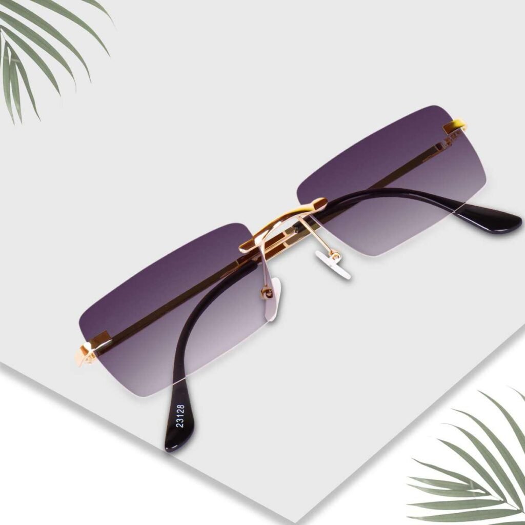 Liza Angel Rectangular Sunglasses for Men & Women