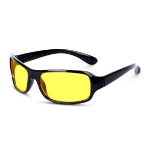 Liza Angel, Yellow Lens, Black Frame, Driving Sunglasses, for Men and Women,