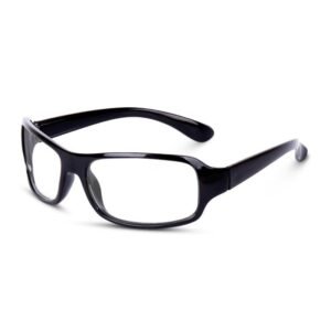 Liza Angel Trnsperant Lens Black Frame Driving Sunglasses for Men and Women