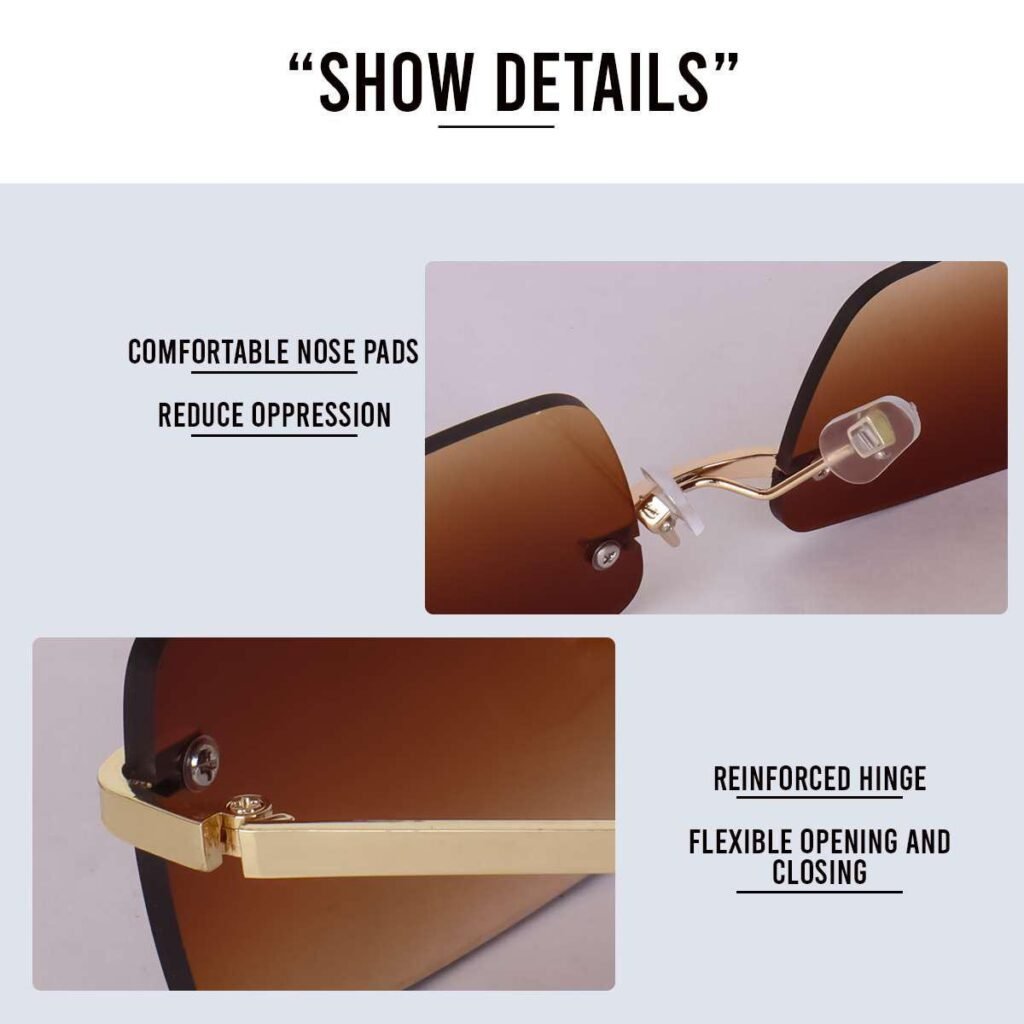 Liza Angel Rectangular Sunglasses for Men & Women