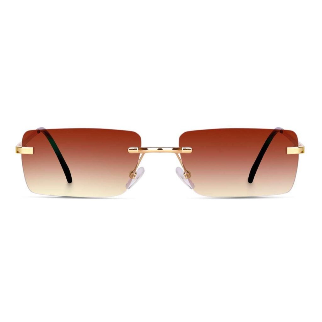 Liza Angel EYEWEAR Unisex Adult Rimless UV Protection Sunglasses